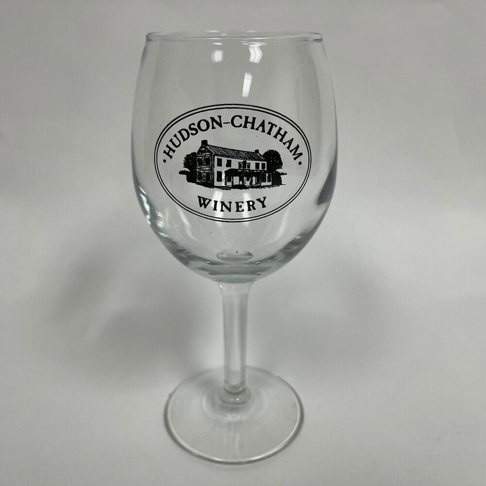 Hudson-Chatham Winery Wine Glass 6 7/8"‎ Tall